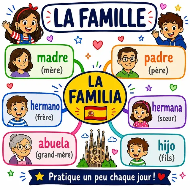 Carte mentale : Famille