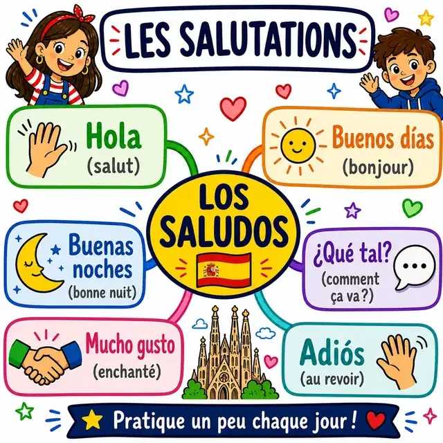 Carte mentale : Salutations